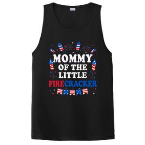 Mommy Of The Little Firecracker 4th Of July Birthday Party Gift PosiCharge Competitor Tank