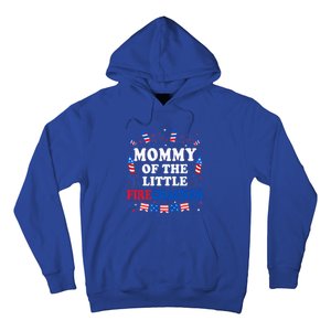 Mommy Of The Little Firecracker 4th Of July Birthday Party Gift Hoodie