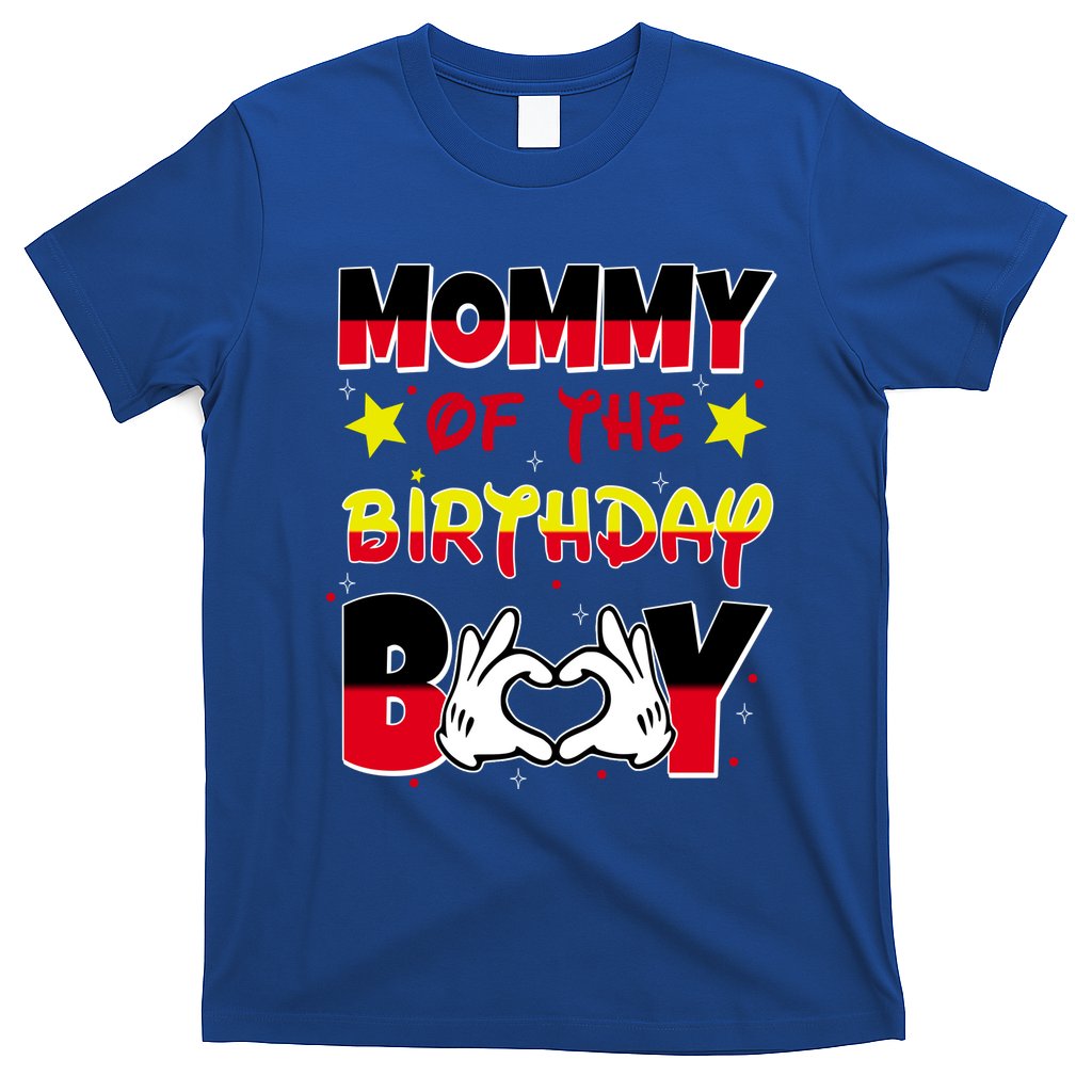 Mommy Of The Birthday Boy Cute Mom Gift T-Shirt