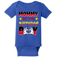 Mommy Of The Birthday Boy Cute Mom Gift Baby Bodysuit