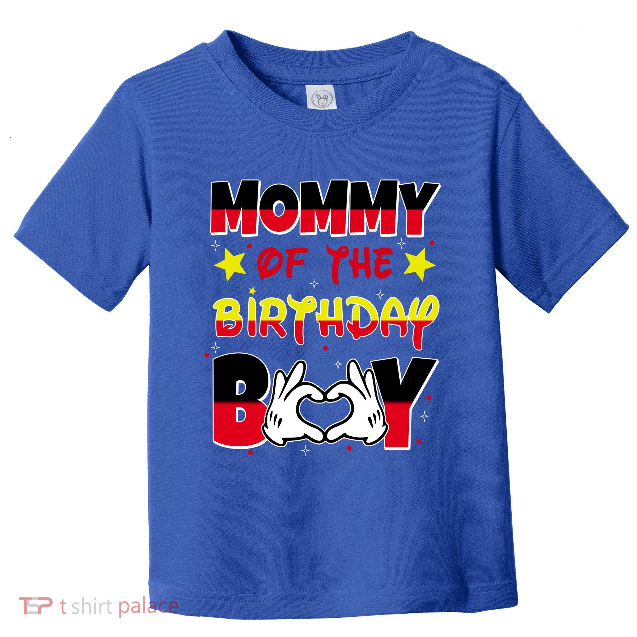 Mommy Of The Birthday Boy Cute Mom Gift Toddler T-Shirt