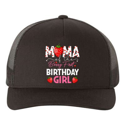 Mama Of The Berry First Birthday Gifts Girl Sweet Strawberry Yupoong Adult 5-Panel Trucker Hat