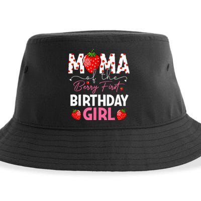 Mama Of The Berry First Birthday Gifts Girl Sweet Strawberry Sustainable Bucket Hat