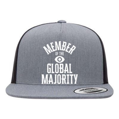 Member Of The Global Majority Flat Bill Trucker Hat