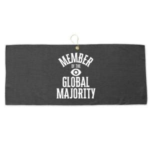 Member Of The Global Majority Large Microfiber Waffle Golf Towel