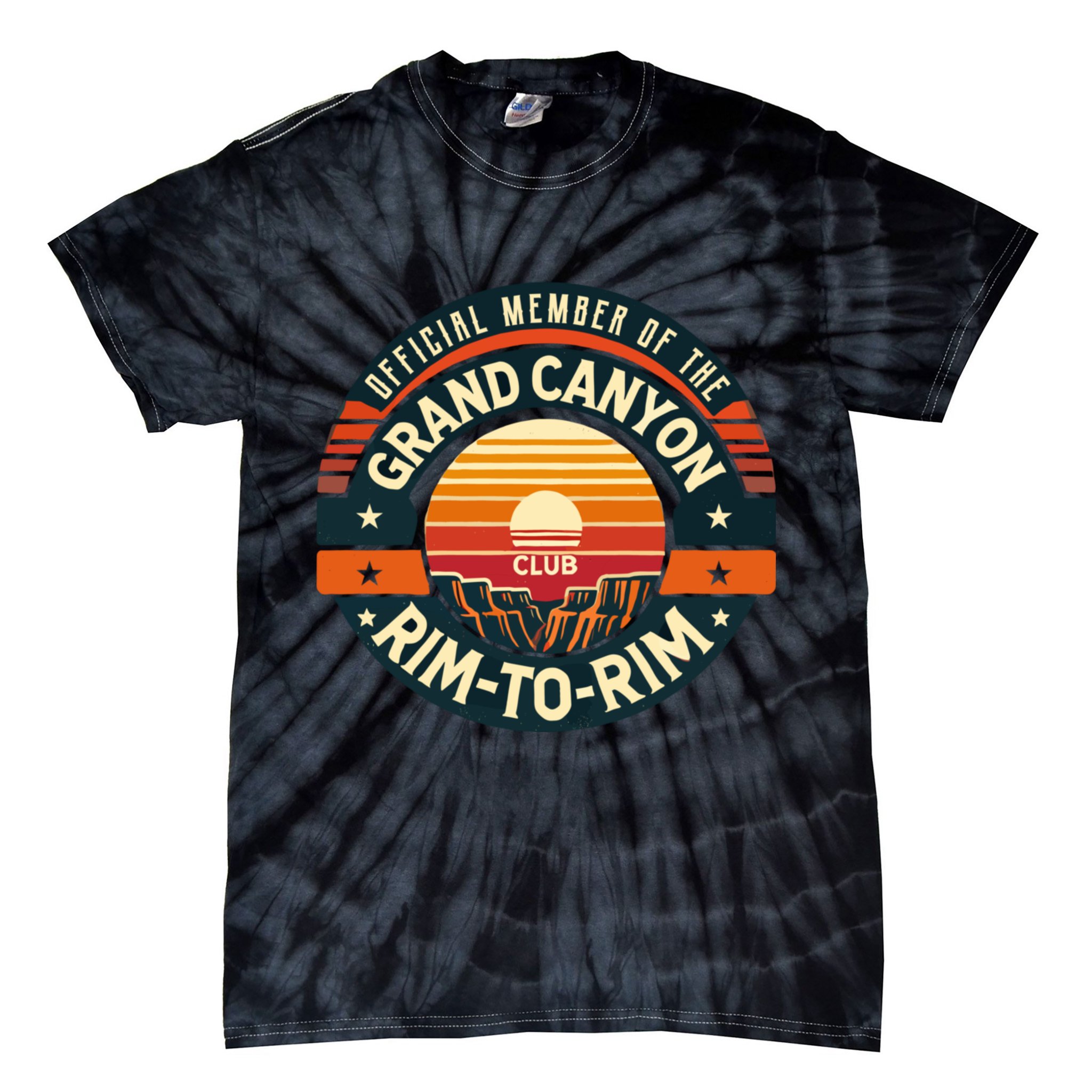 Member Of The Grand Canyon Rimtorim Club Tie-Dye T-Shirt