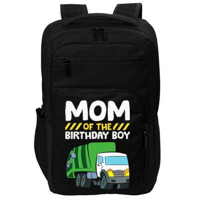 Mom Of The Birthday Boy Garbage Truck Birthday Party Impact Tech Backpack