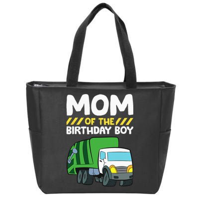 Mom Of The Birthday Boy Garbage Truck Birthday Party Zip Tote Bag