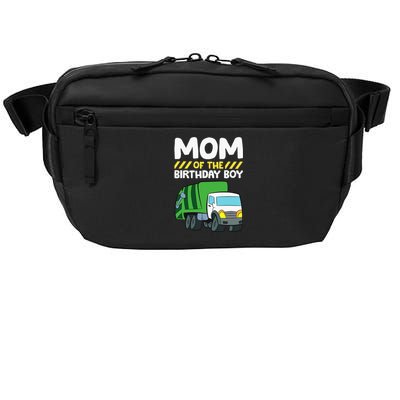 Mom Of The Birthday Boy Garbage Truck Birthday Party Crossbody Pack