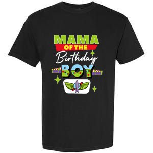 Mama Of The Birthday Boy Toy Funny Story Family Garment-Dyed Heavyweight T-Shirt