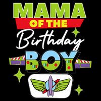 Mama Of The Birthday Boy Toy Funny Story Family Backpack