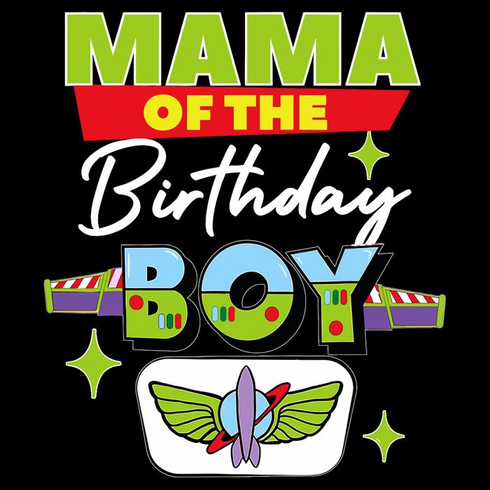 Mama Of The Birthday Boy Toy Funny Story Family Backpack