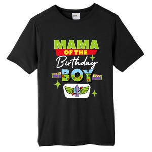 Mama Of The Birthday Boy Toy Funny Story Family Tall Fusion ChromaSoft Performance T-Shirt