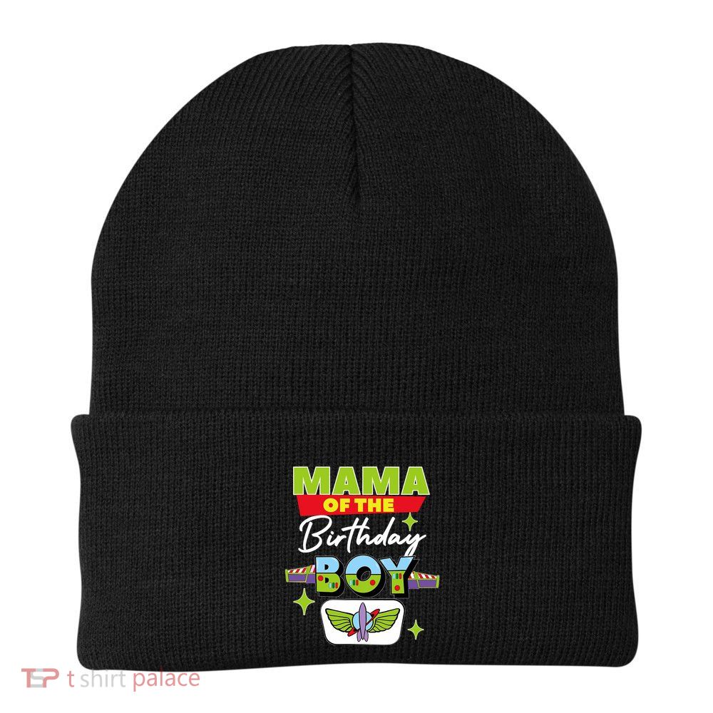Mama Of The Birthday Boy Toy Funny Story Family Beanie
