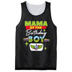 Mama Of The Birthday Boy Toy Funny Story Family Mesh Reversible Basketball Jersey Tank