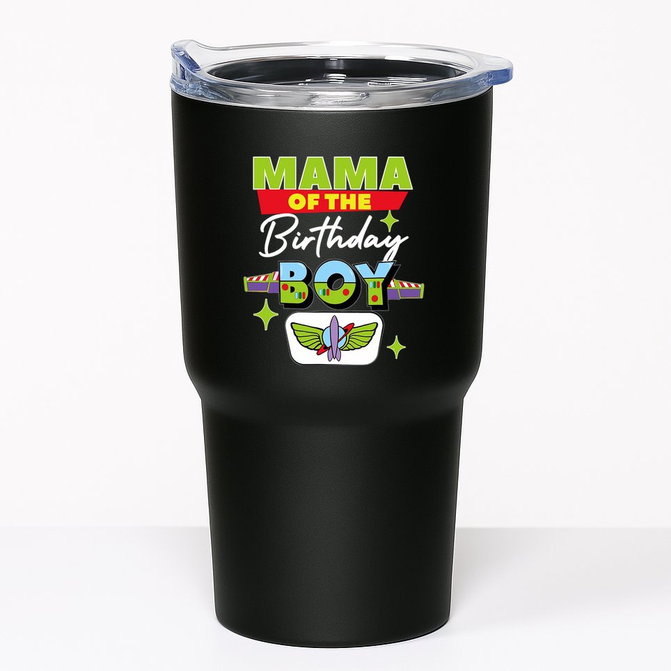 Mama Of The Birthday Boy Toy Funny Story Family Tumbler