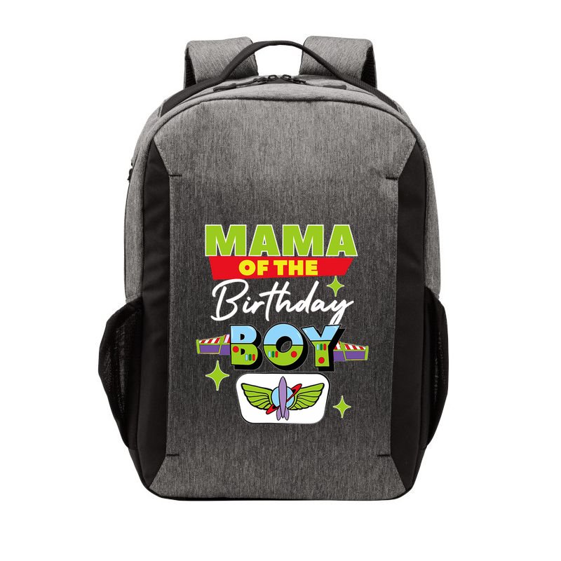 Mama Of The Birthday Boy Toy Funny Story Family Vector Backpack