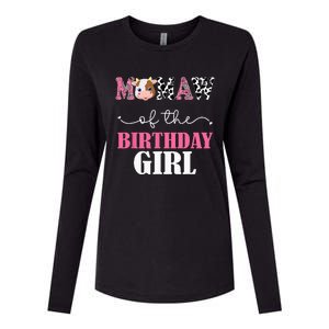 Mamaw Of The Birthday For Girl Cow Farm 1st Birthday Cow Womens Cotton Relaxed Long Sleeve T-Shirt