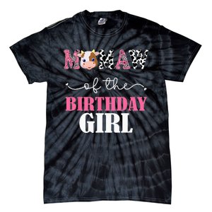 Mamaw Of The Birthday For Girl Cow Farm 1st Birthday Cow Tie-Dye T-Shirt