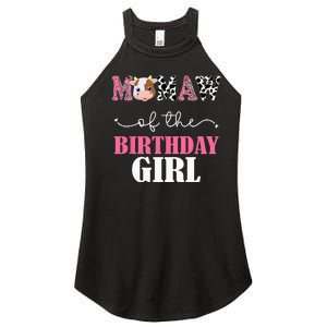 Mamaw Of The Birthday For Girl Cow Farm 1st Birthday Cow Women's Perfect Tri Rocker Tank