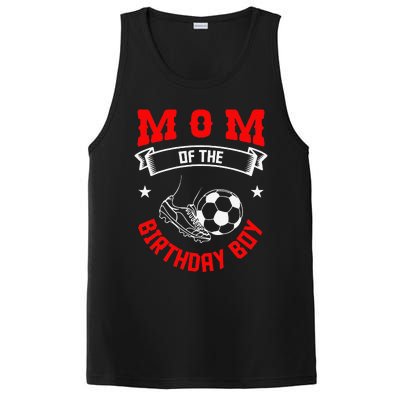 Mom Of The Birthday Boy Soccer Player Bday Team Party PosiCharge Competitor Tank