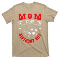 Mom Of The Birthday Boy Soccer Player Bday Team Party T-Shirt