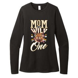 Mom Of The Wild One Mama Of The Wild One 1th Birthday Gift Womens CVC Long Sleeve Shirt