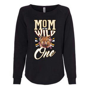 Mom Of The Wild One Mama Of The Wild One 1th Birthday Gift Womens California Wash Sweatshirt