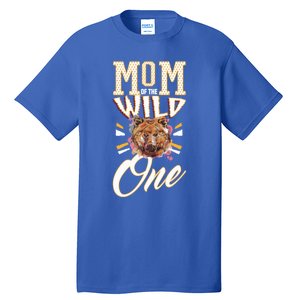 Mom Of The Wild One Mama Of The Wild One 1th Birthday Gift Tall T-Shirt