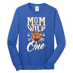 Mom Of The Wild One Mama Of The Wild One 1th Birthday Gift Tall Long Sleeve T-Shirt