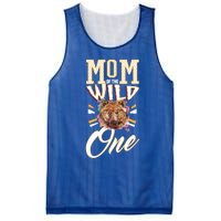 Mom Of The Wild One Mama Of The Wild One 1th Birthday Gift Mesh Reversible Basketball Jersey Tank