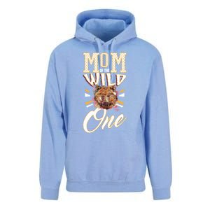 Mom Of The Wild One Mama Of The Wild One 1th Birthday Gift Unisex Surf Hoodie