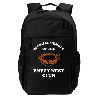 Member Of The Empty Nest Club Funny Empty Nester Daily Commute Backpack