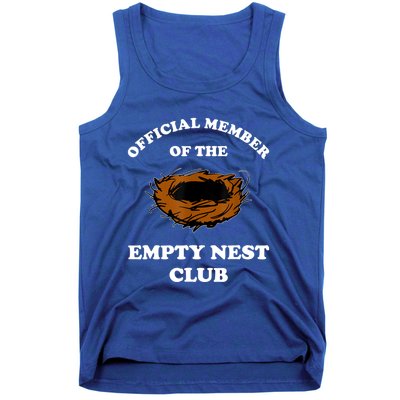 Member Of The Empty Nest Club Funny Empty Nester Tank Top