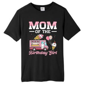 Mom Of The Birthday Girl Ice Cream Truck Bday Tall Fusion ChromaSoft Performance T-Shirt