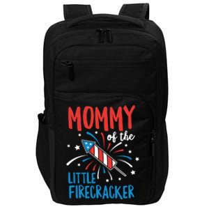 Mommy Of The Little Firecracker Pregnancy Announcet Gift Impact Tech Backpack