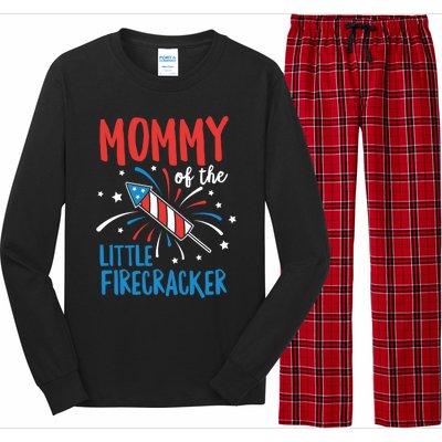 Mommy Of The Little Firecracker Pregnancy Announcet Gift Long Sleeve Pajama Set