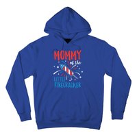 Mommy Of The Little Firecracker Pregnancy Announcet Gift Hoodie