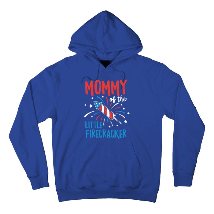 Mommy Of The Little Firecracker Pregnancy Announcet Gift Hoodie