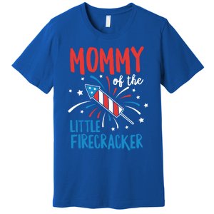 Mommy Of The Little Firecracker Pregnancy Announcet Gift Premium T-Shirt