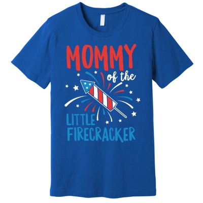 Mommy Of The Little Firecracker Pregnancy Announcet Gift Premium T-Shirt