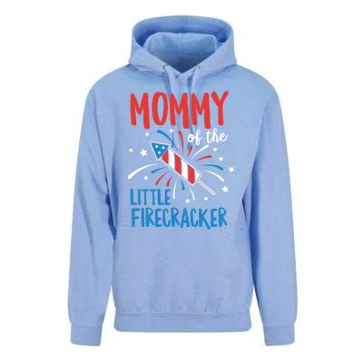 Mommy Of The Little Firecracker Pregnancy Announcet Gift Unisex Surf Hoodie