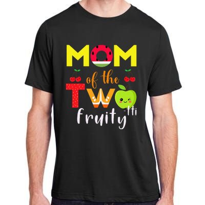 Mom Of the Twotti Frutti 2nd Birthday Party Fruit Themed Adult ChromaSoft Performance T-Shirt