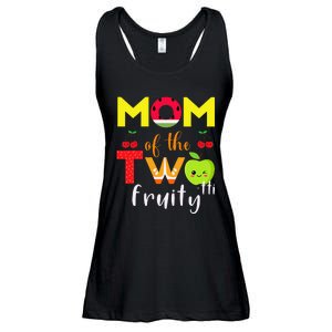 Mom Of the Twotti Frutti 2nd Birthday Party Fruit Themed Ladies Essential Flowy Tank