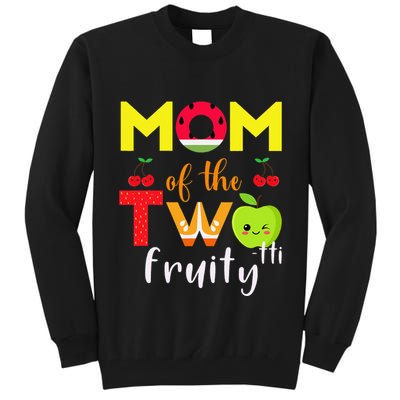 Mom Of the Twotti Frutti 2nd Birthday Party Fruit Themed Tall Sweatshirt