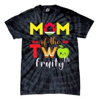 Mom Of the Twotti Frutti 2nd Birthday Party Fruit Themed Tie-Dye T-Shirt