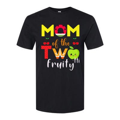 Mom Of the Twotti Frutti 2nd Birthday Party Fruit Themed Softstyle CVC T-Shirt