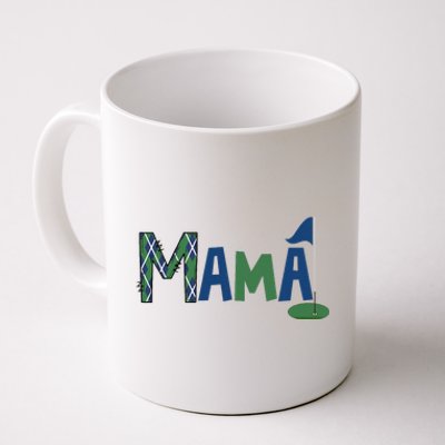 Mama Of The Birthday Boy Hole In One Golf Sport Matching Coffee Mug