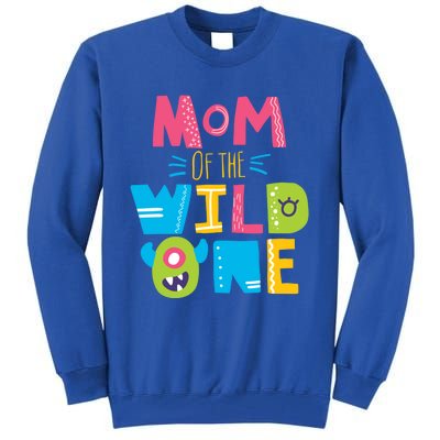 Mom Of The Wild One Year Old First Birthday Gift Tall Sweatshirt