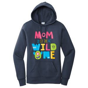 Mom Of The Wild One Year Old First Birthday Gift Women's Pullover Hoodie